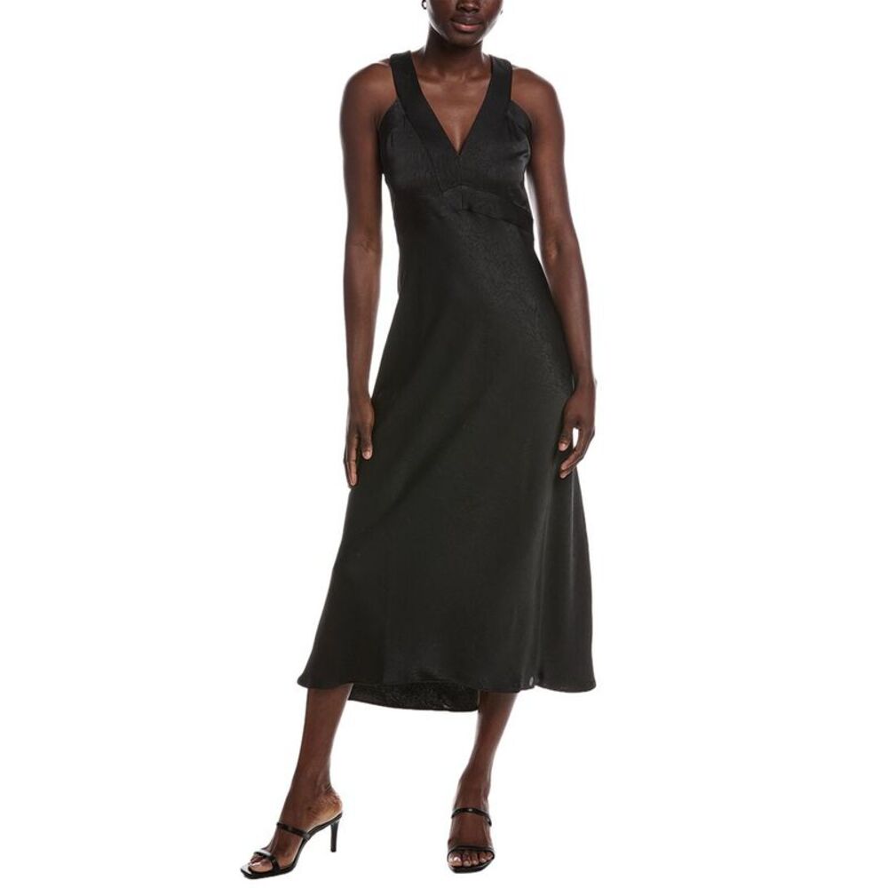 Hugo Boss Womens Boss Danden Midi Dress, Gray